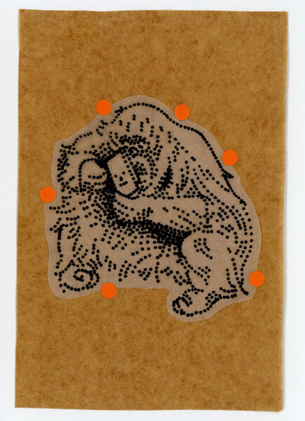Orangutan reading